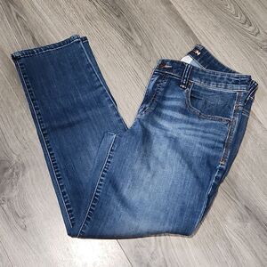 GUC Blue Chico's Platinum Straight Leg Jeans
